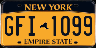 NY license plate GFI1099