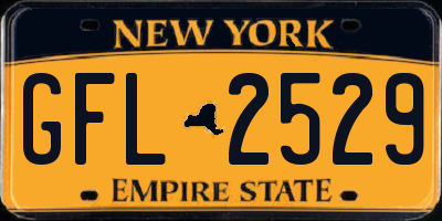 NY license plate GFL2529