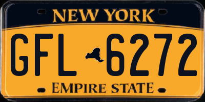 NY license plate GFL6272