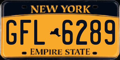 NY license plate GFL6289