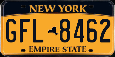 NY license plate GFL8462