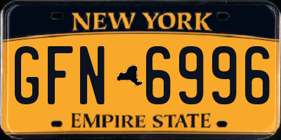 NY license plate GFN6996