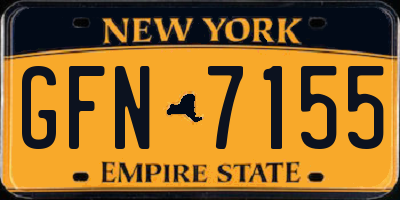 NY license plate GFN7155