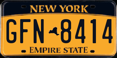 NY license plate GFN8414