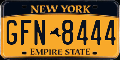 NY license plate GFN8444