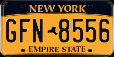 NY license plate GFN8556