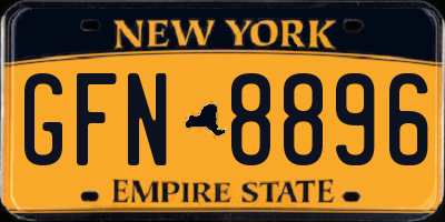 NY license plate GFN8896