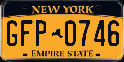 NY license plate GFP0746