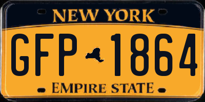 NY license plate GFP1864