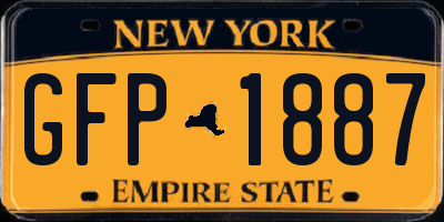 NY license plate GFP1887