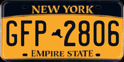 NY license plate GFP2806