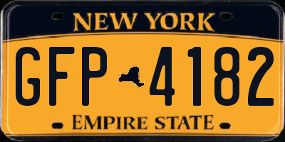 NY license plate GFP4182
