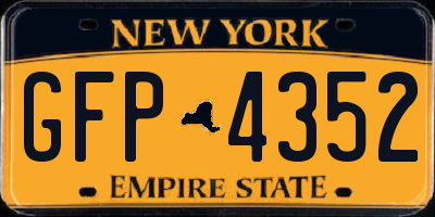 NY license plate GFP4352