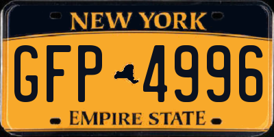 NY license plate GFP4996