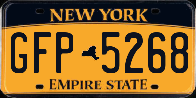 NY license plate GFP5268