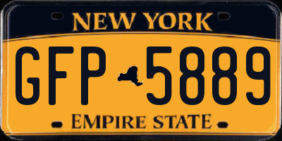NY license plate GFP5889