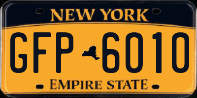 NY license plate GFP6010