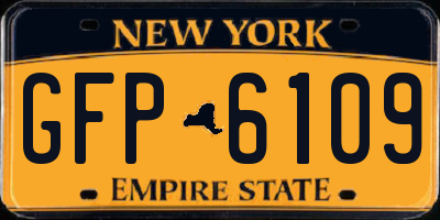 NY license plate GFP6109