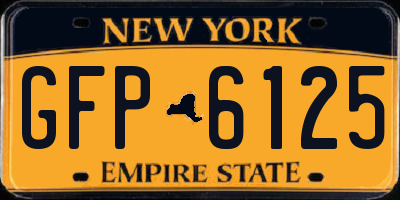 NY license plate GFP6125