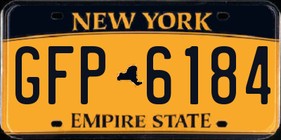 NY license plate GFP6184