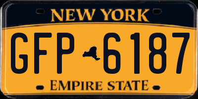 NY license plate GFP6187