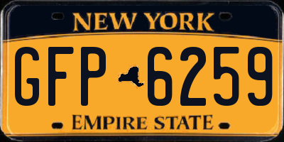 NY license plate GFP6259