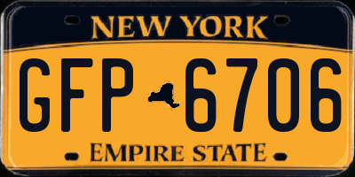 NY license plate GFP6706