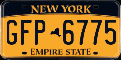 NY license plate GFP6775