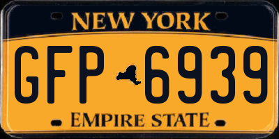 NY license plate GFP6939