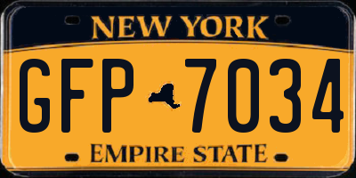 NY license plate GFP7034
