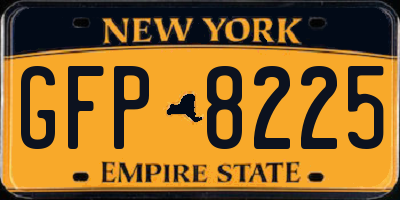 NY license plate GFP8225