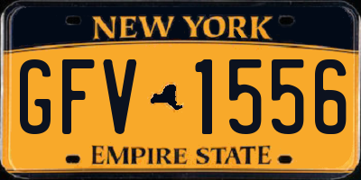 NY license plate GFV1556
