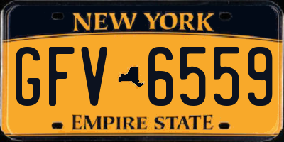 NY license plate GFV6559