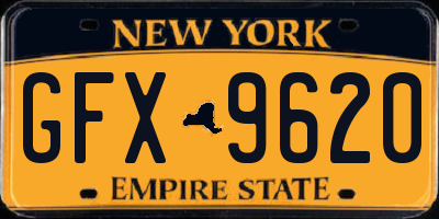 NY license plate GFX9620