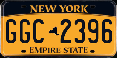 NY license plate GGC2396