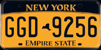 NY license plate GGD9256