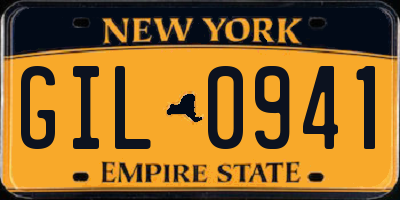 NY license plate GIL0941