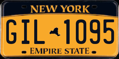 NY license plate GIL1095