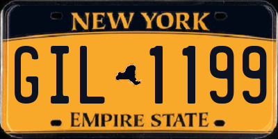 NY license plate GIL1199