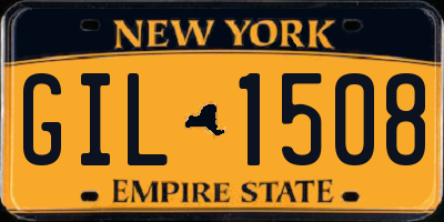 NY license plate GIL1508