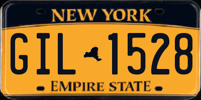NY license plate GIL1528