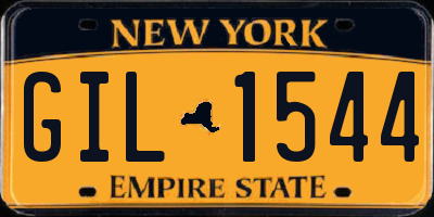 NY license plate GIL1544