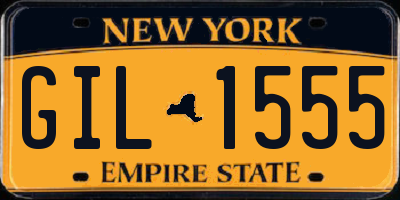 NY license plate GIL1555