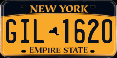NY license plate GIL1620