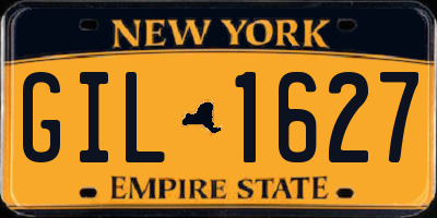 NY license plate GIL1627
