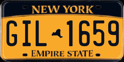 NY license plate GIL1659