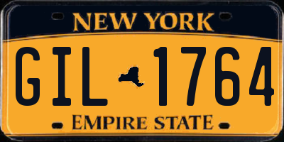 NY license plate GIL1764