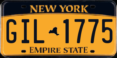 NY license plate GIL1775