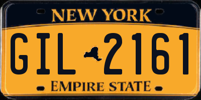 NY license plate GIL2161