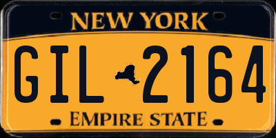 NY license plate GIL2164